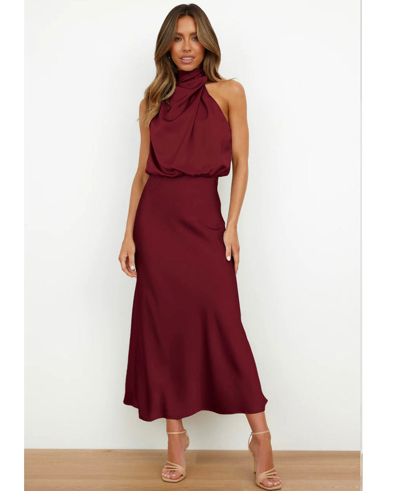 Nights Like This Dress Burgundy