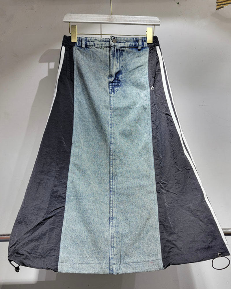 Nixi DENIM SKIRT Black