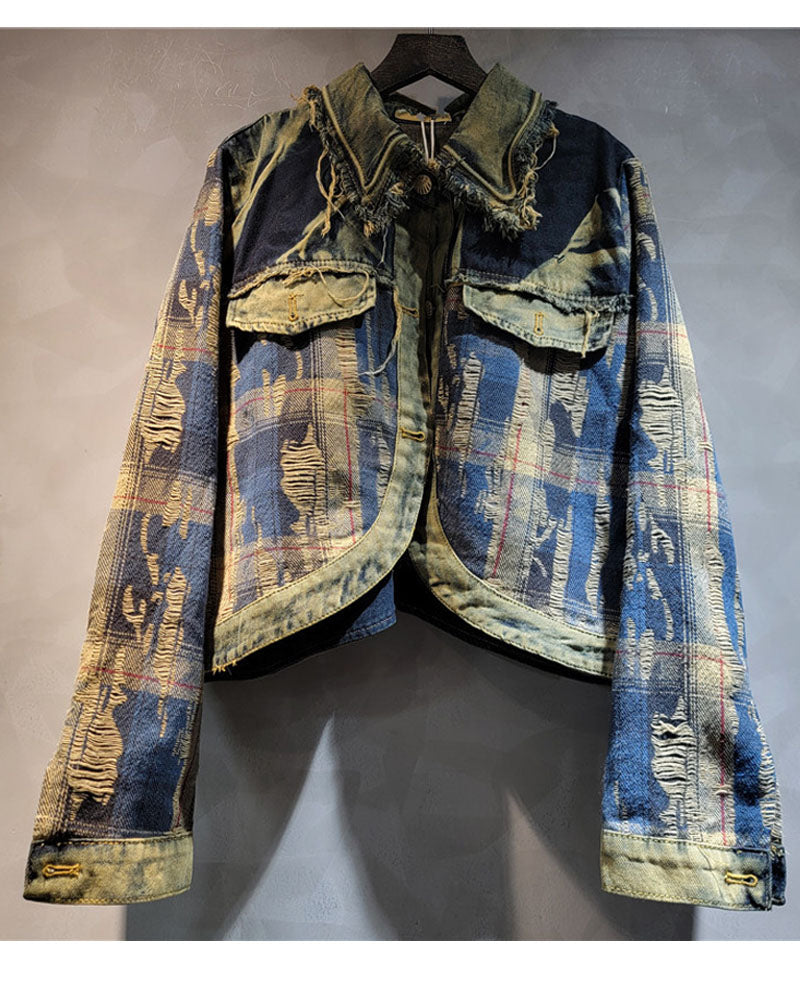 Nola Denim Jacket One Size Blue