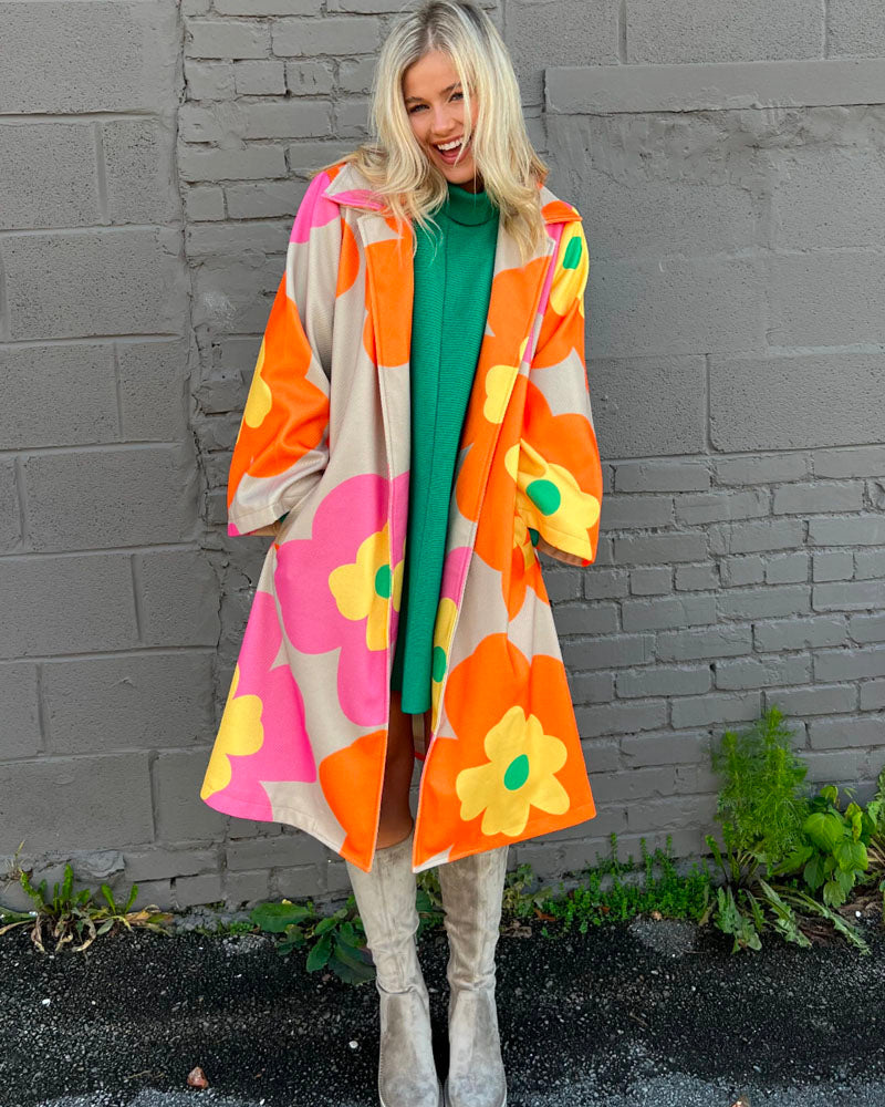 Enchanted BLOOMS JACKET Orange