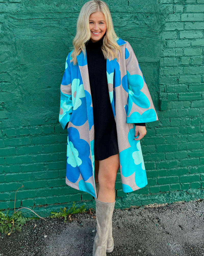 Enchanted BLOOMS JACKET Blue