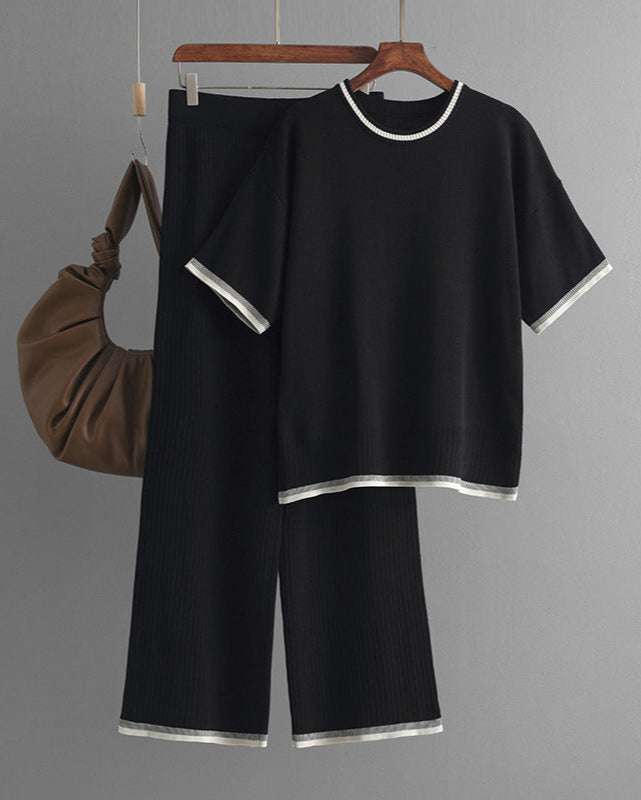 Weiches Strickhosen-Set