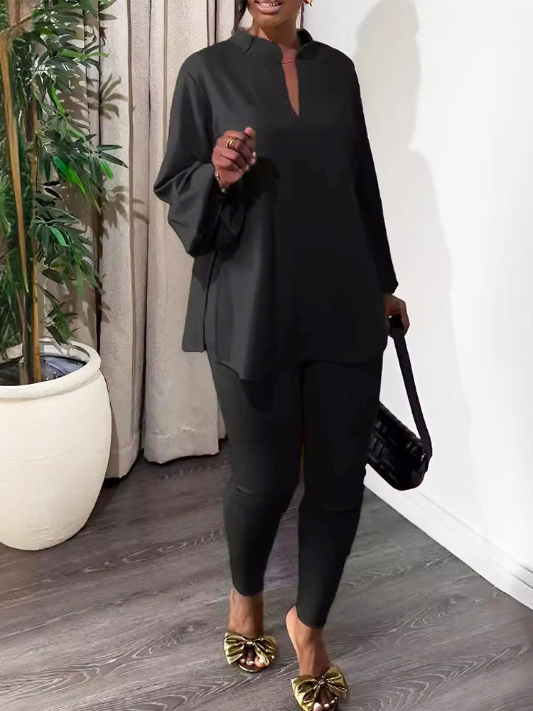 Sleek Tunic & Leggings Set