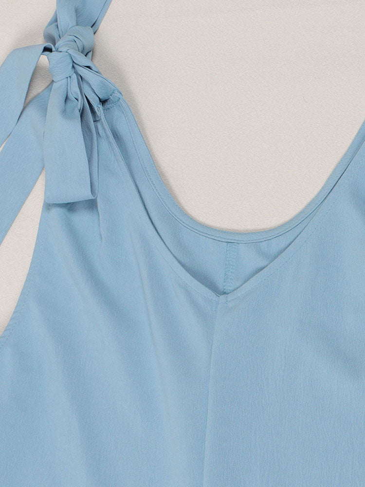 Breeze Tie-Shoulder Jumpsuit