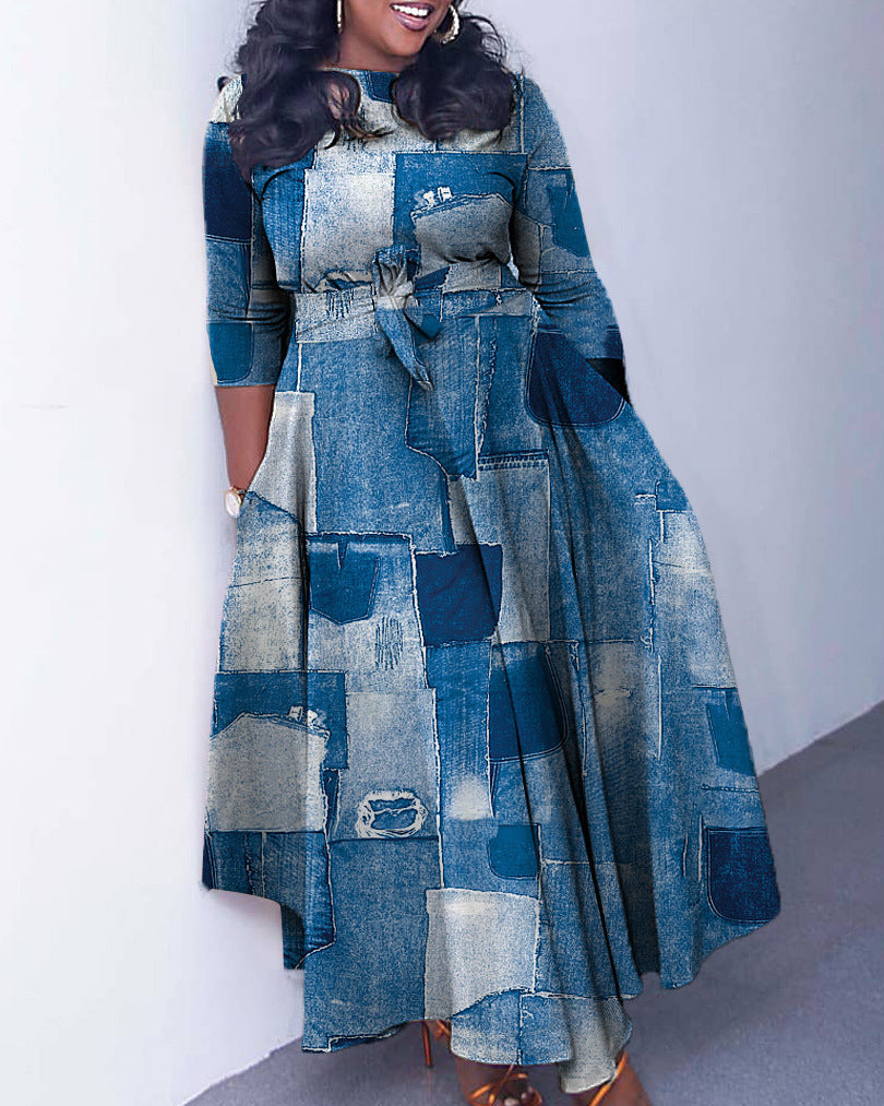 Sie ist ein klassisches Kleid