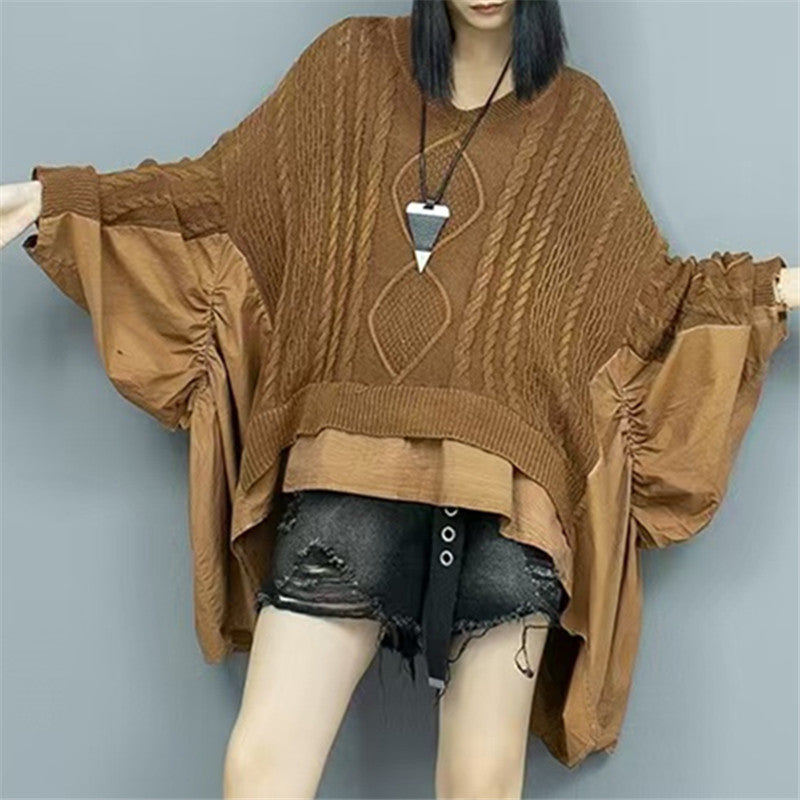 Acid Wash Plum Sweater