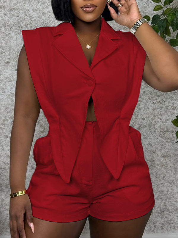 Indiebeautie V-Neck Sleeveless Romper
