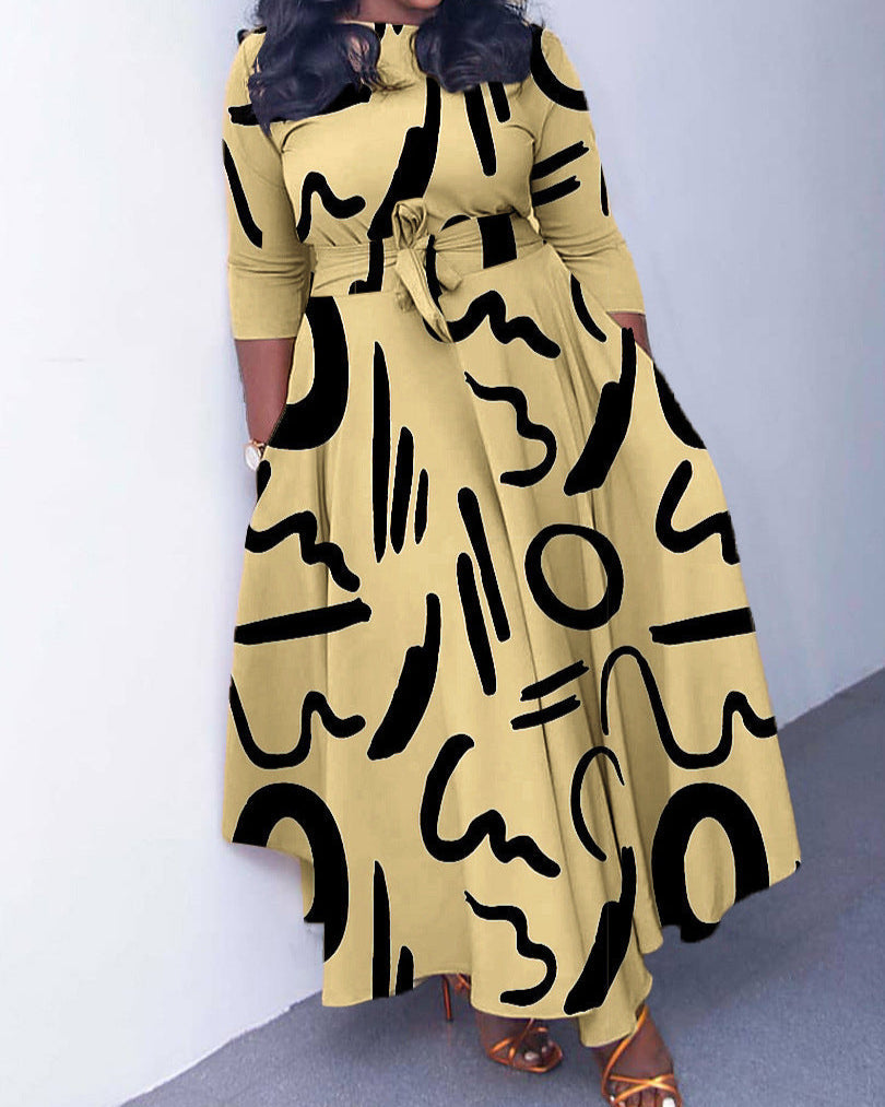 Sie ist ein klassisches Kleid