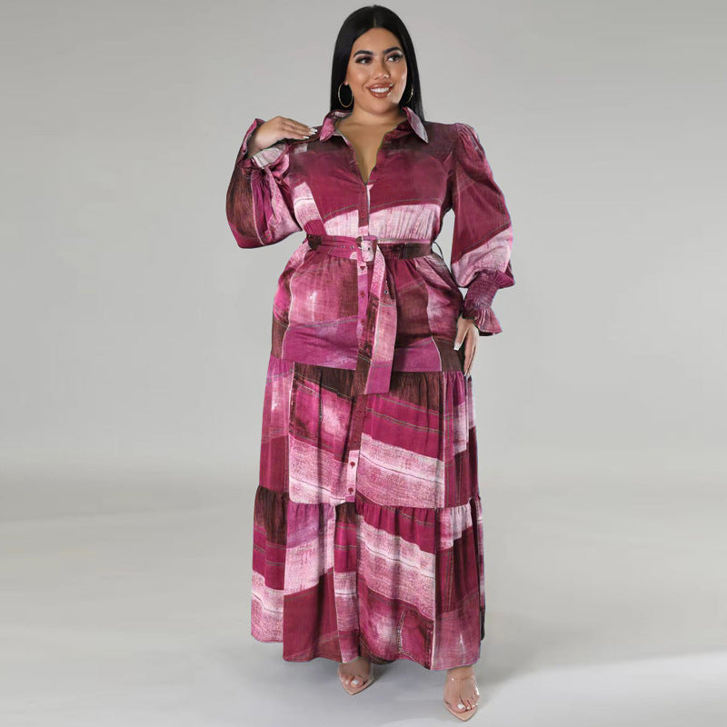 ALL PATCHED UP DRESS Hot Pink