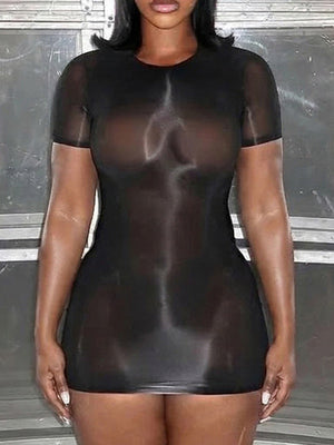 Sheer Bodycon Dress