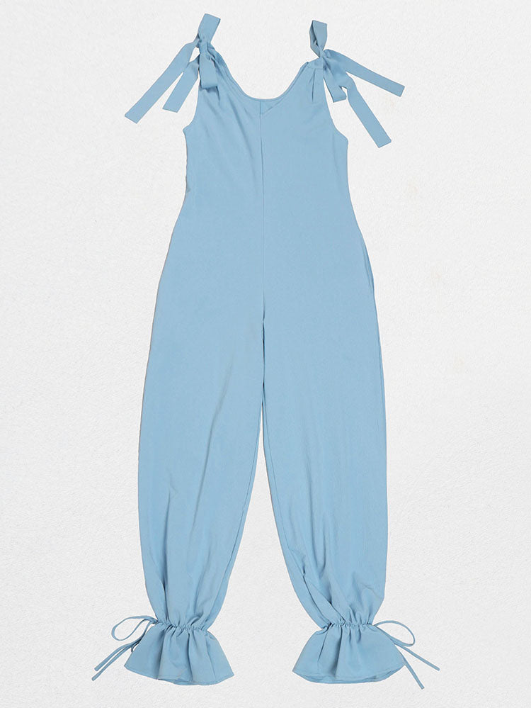 Breeze Tie-Shoulder Jumpsuit