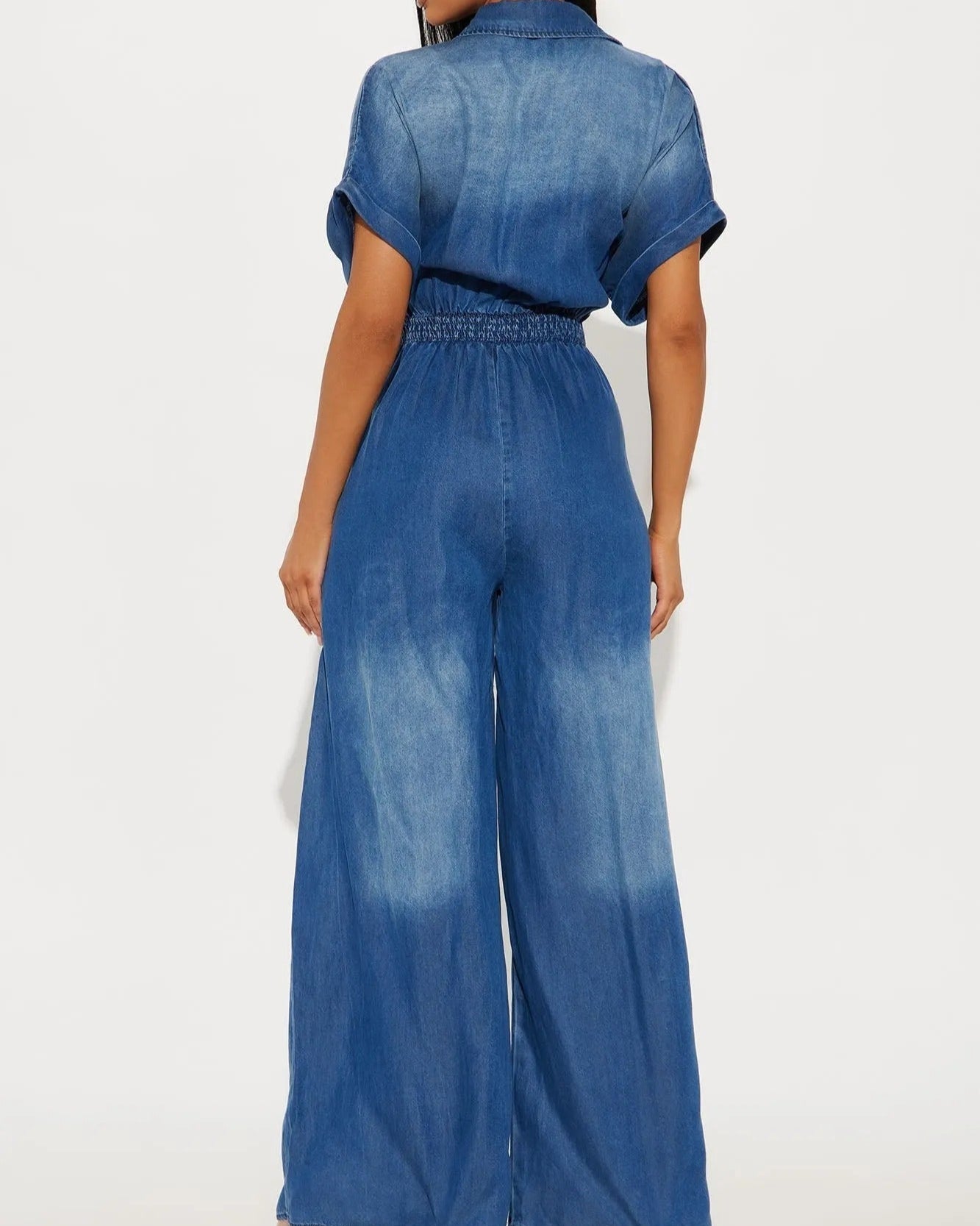 Always A Statement Denim Jumpsuit