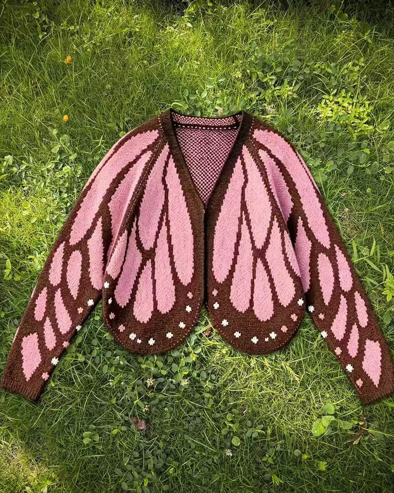 Butterfly Knit Cardigan