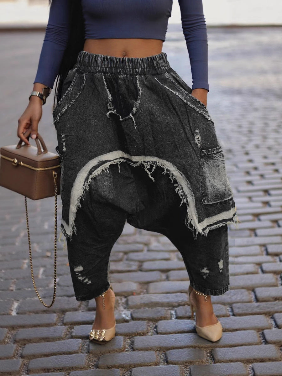 Pantalon en jean Harem Bae