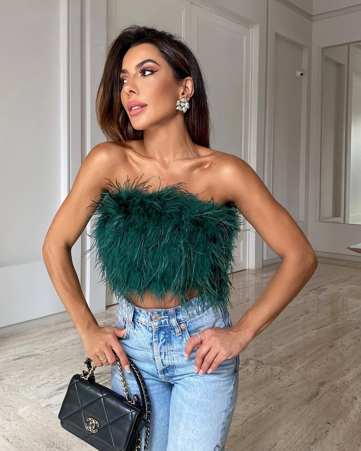 Good Time Boa Tube Top