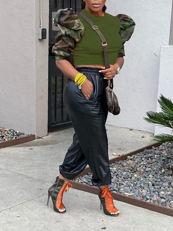 Haut combiné camouflage