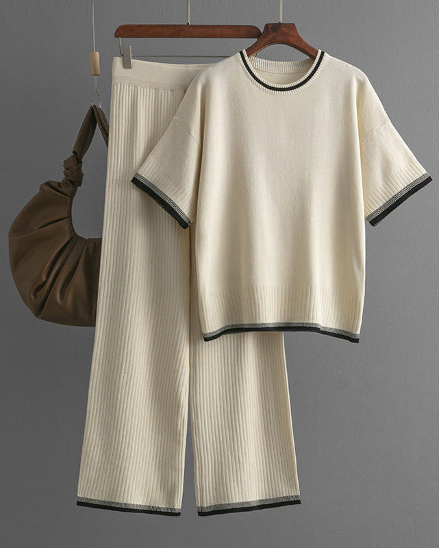 Weiches Strickhosen-Set