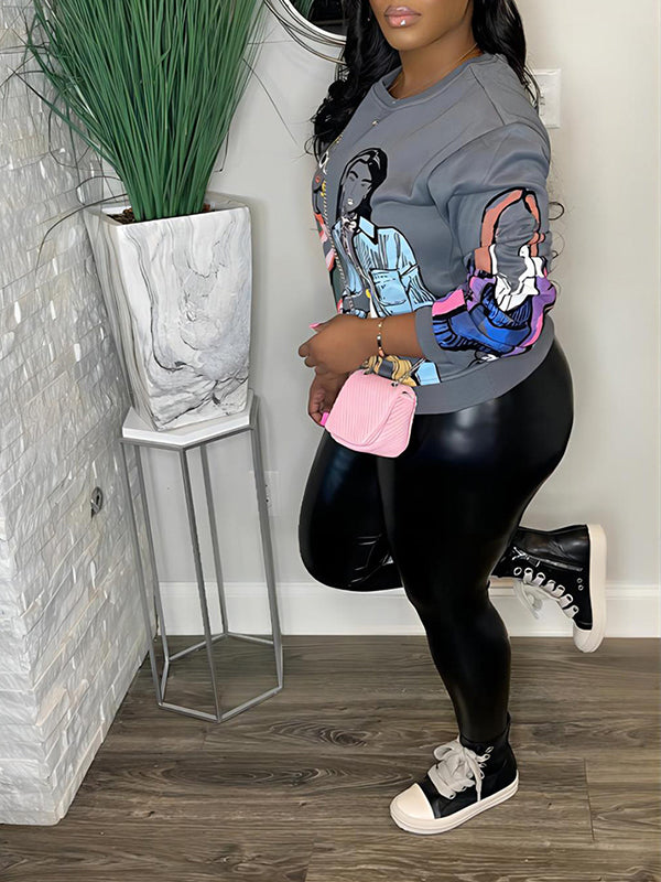 Sweat-shirt imprimé