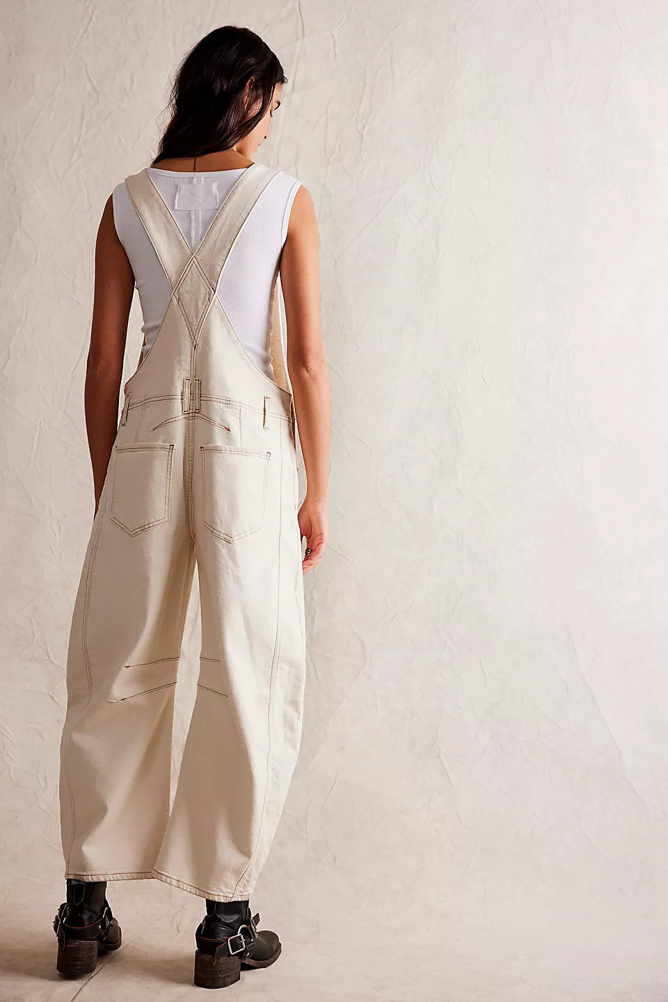 We The Free Good Luck Barrel Overalls