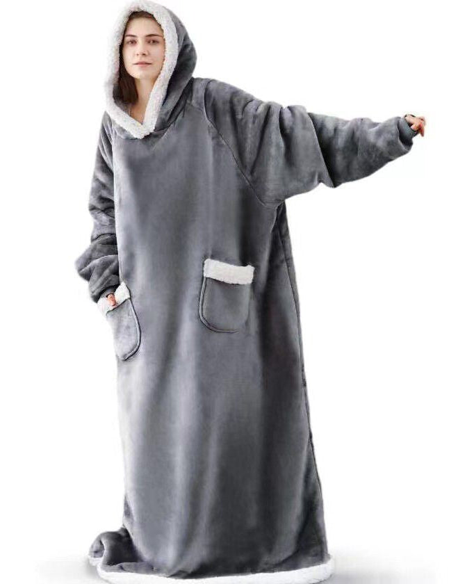 Extra Long Hoodie Blanket