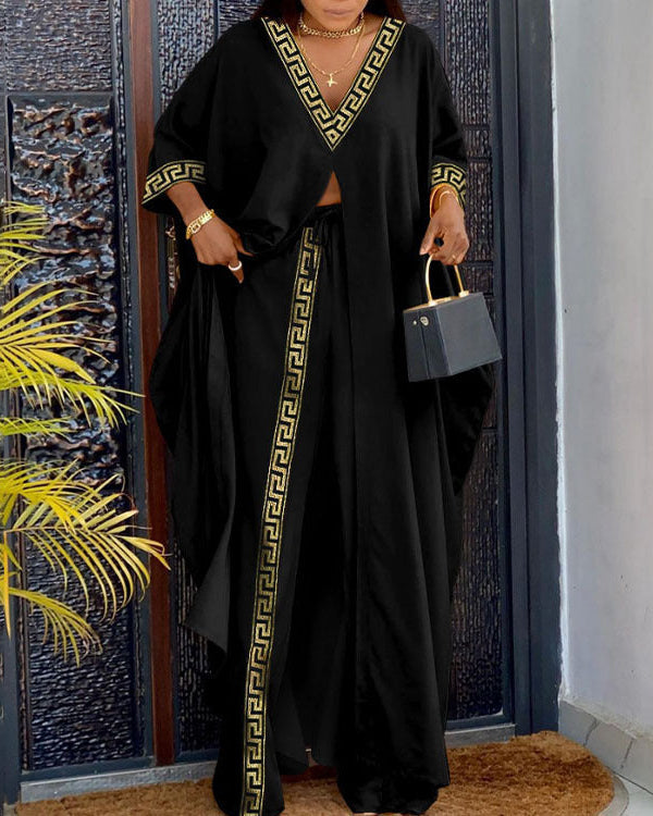 Random Printed Pant Set