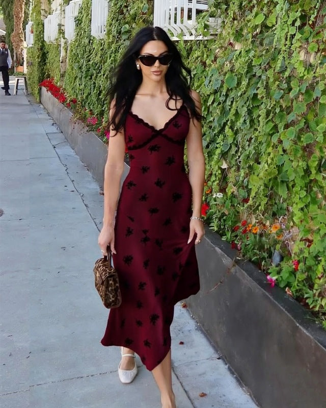 Lace Combo Cami Dress