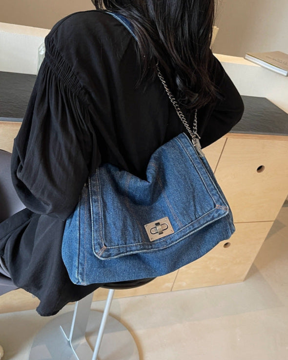 DENIM Shoulder Bag Darkblue