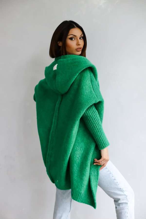 Hooded Knit Sweater Sweatshirt