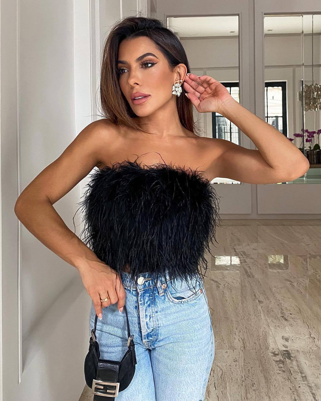 Good Time Boa Tube Top