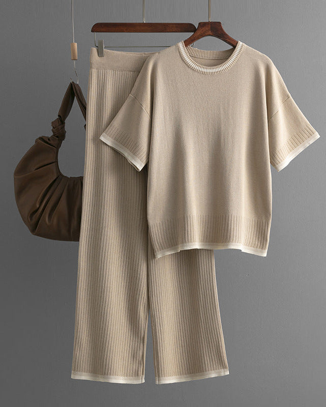 Weiches Strickhosen-Set