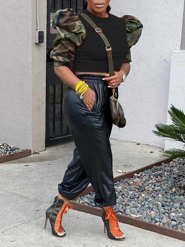 Haut combiné camouflage