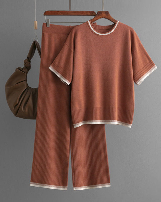 Weiches Strickhosen-Set