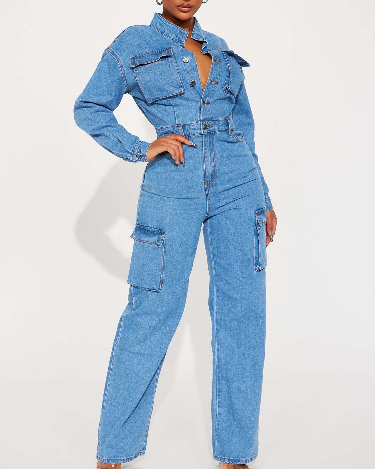 Janecka Denim Jumpsuit