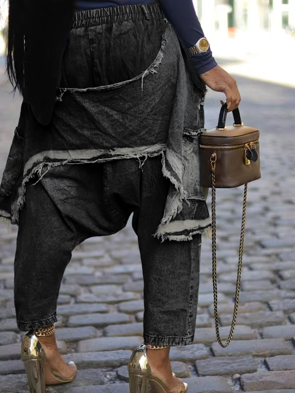 Pantalon en jean Harem Bae