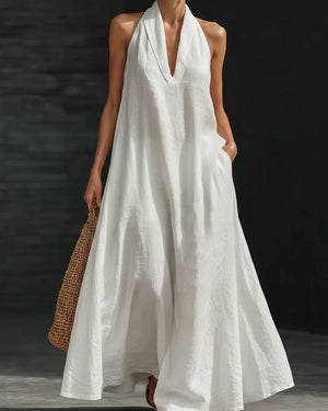 Halter Neck Maxi Dress