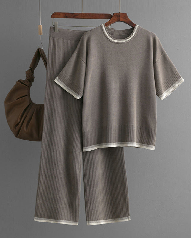 Weiches Strickhosen-Set