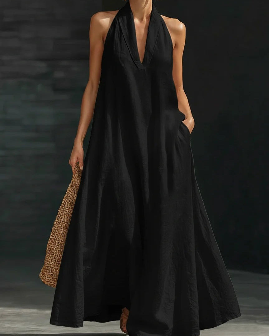 Halter Neck Maxi Dress