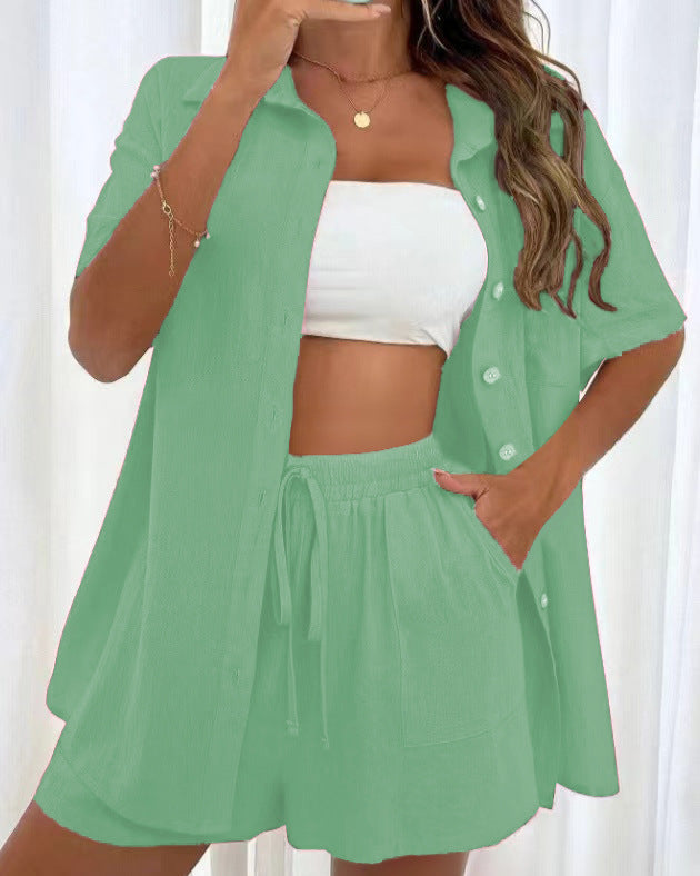 Sweet Feeling Short Set Sage L