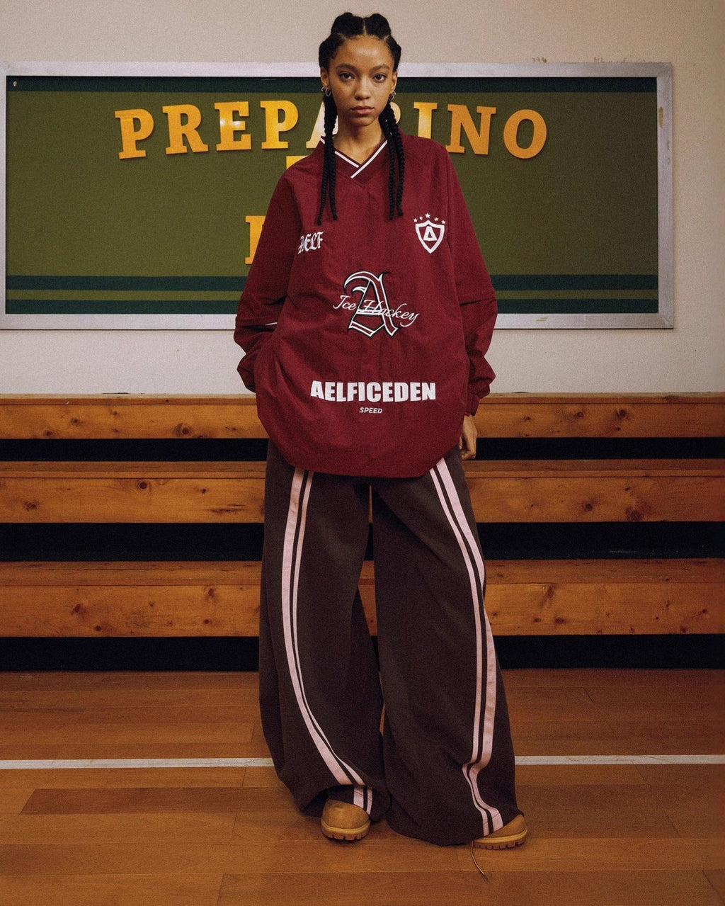 Stripe Super Baggy Sweatpants