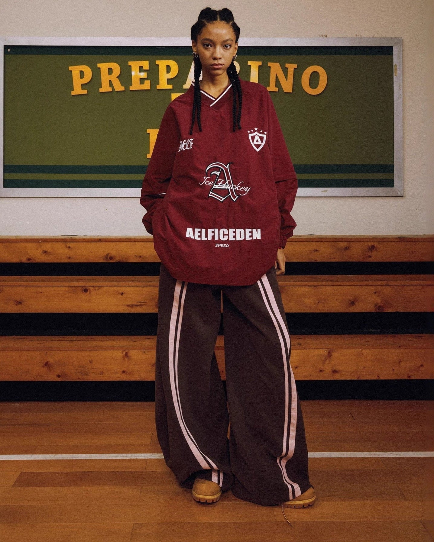 Stripe Super Baggy Sweatpants