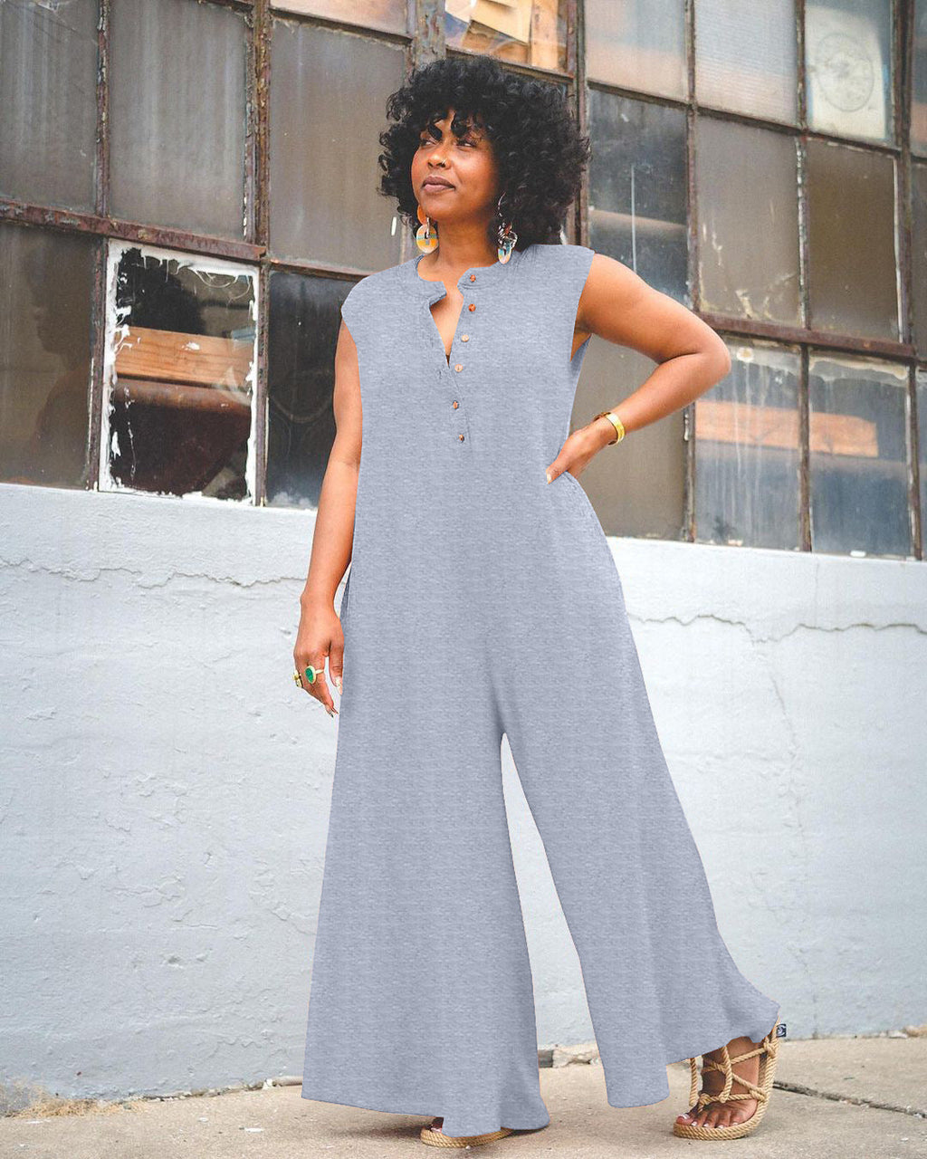 Vera oversized Jumpsuit GREY