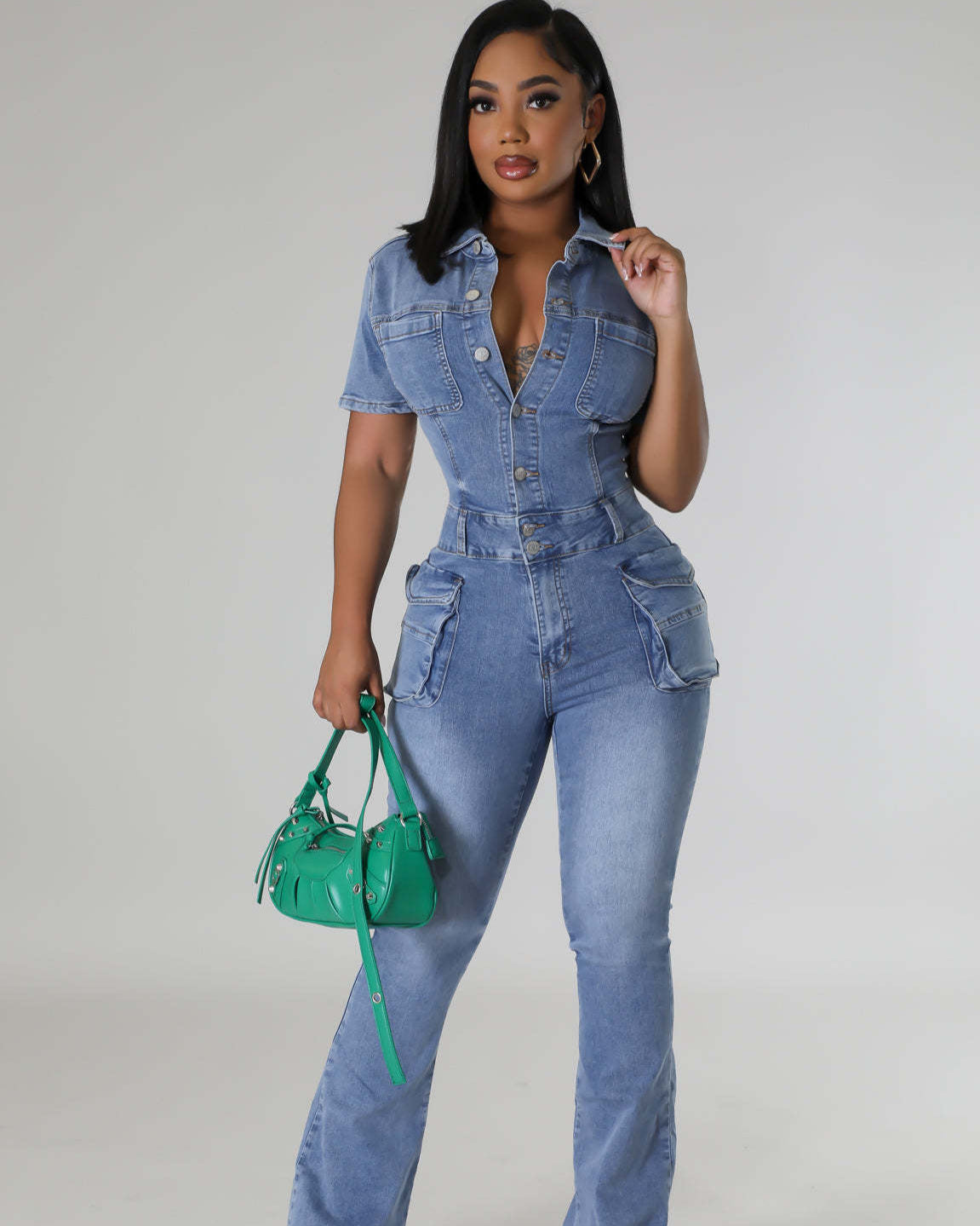 Daytona Denim Jumpsuit 2XL