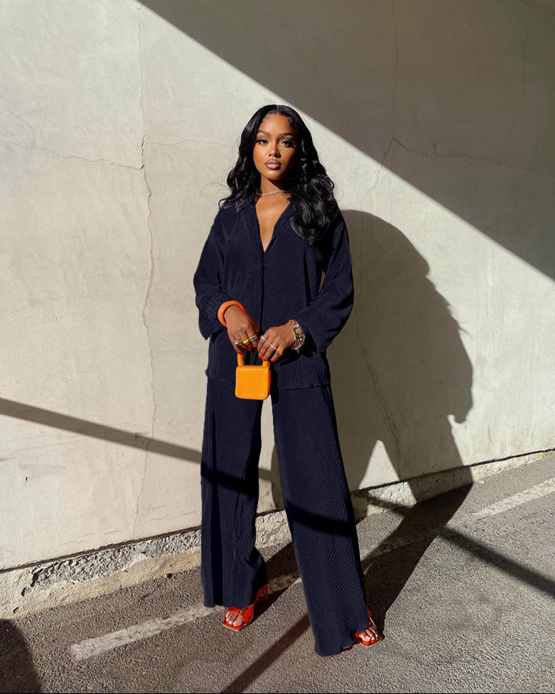 Ensemble pantalon plissé KRISSIE