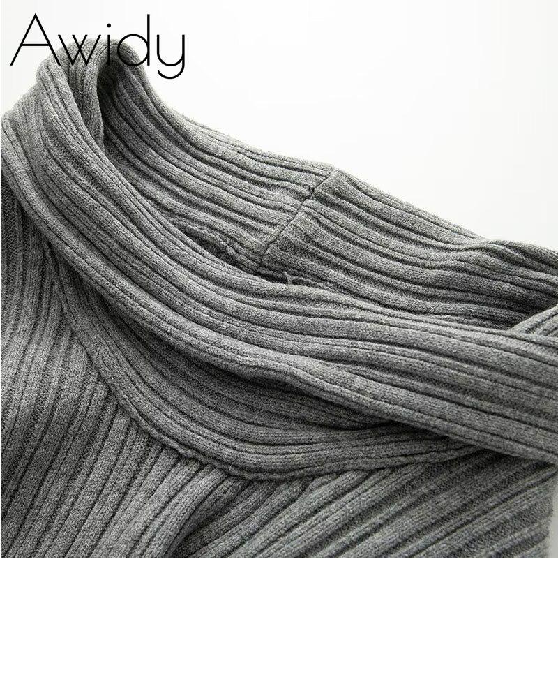 Off-Shoulder Sweater Pullover
