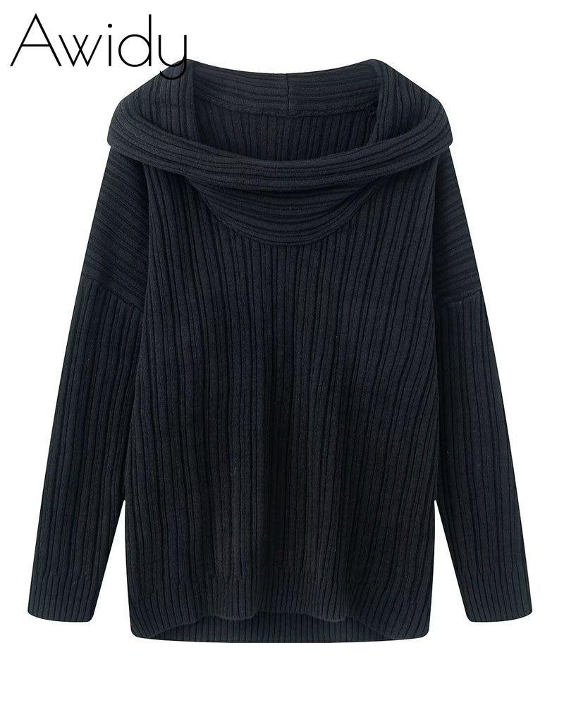 Off-Shoulder Sweater Pullover