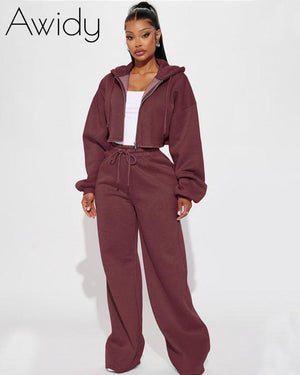 On The Go Fleece Pant Set