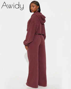 On The Go Fleece Pant Set