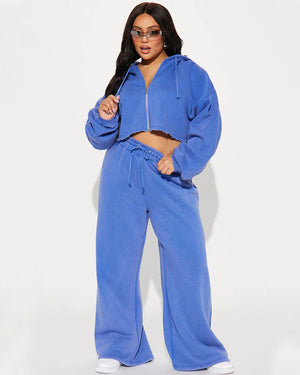 On The Go Fleece Pant Set