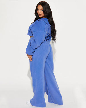 On The Go Fleece Pant Set