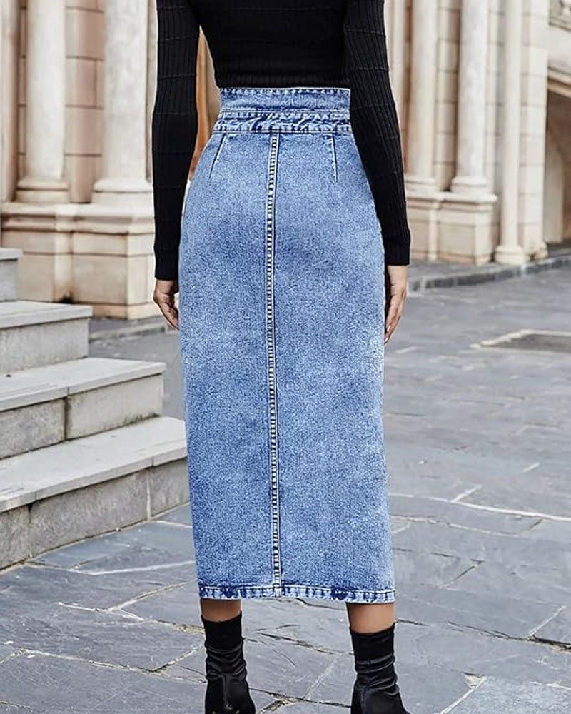 Own It Denim Skirt